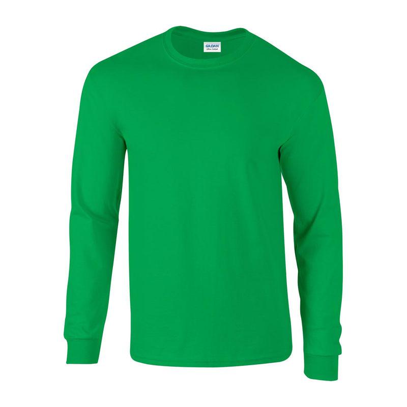 Tricou cu mânecă lungă pentru bărbați Gildan Ultra Cotton™ Verde L