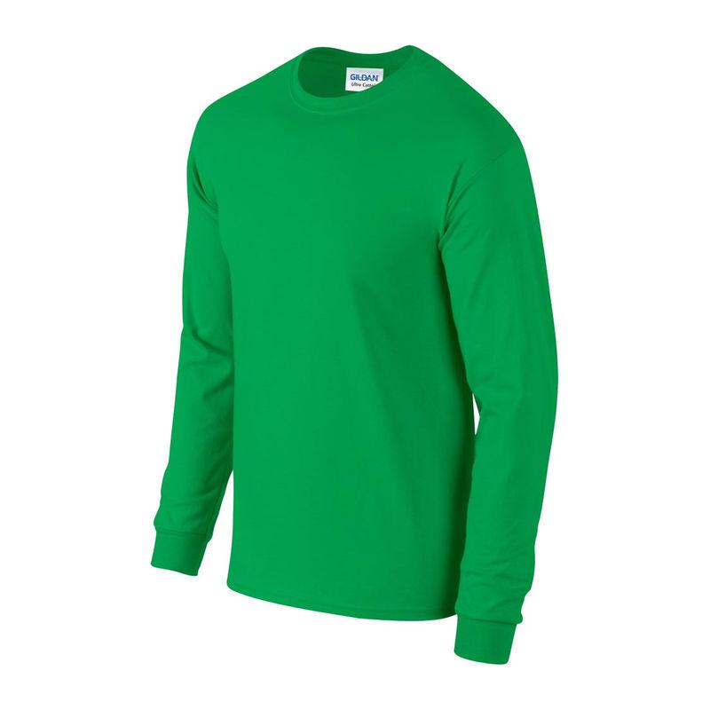Tricou cu mânecă lungă pentru bărbați Gildan Ultra Cotton™ Verde L