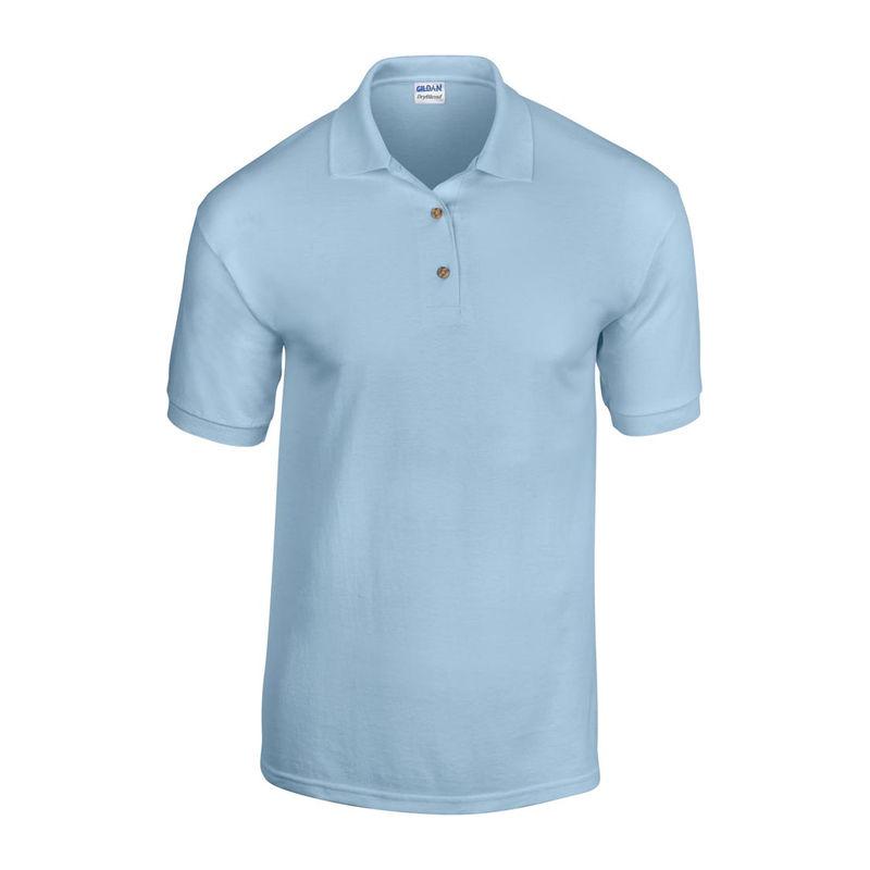 Tricou polo jersey pentru bărbați DryBlend® Light Blue XXL