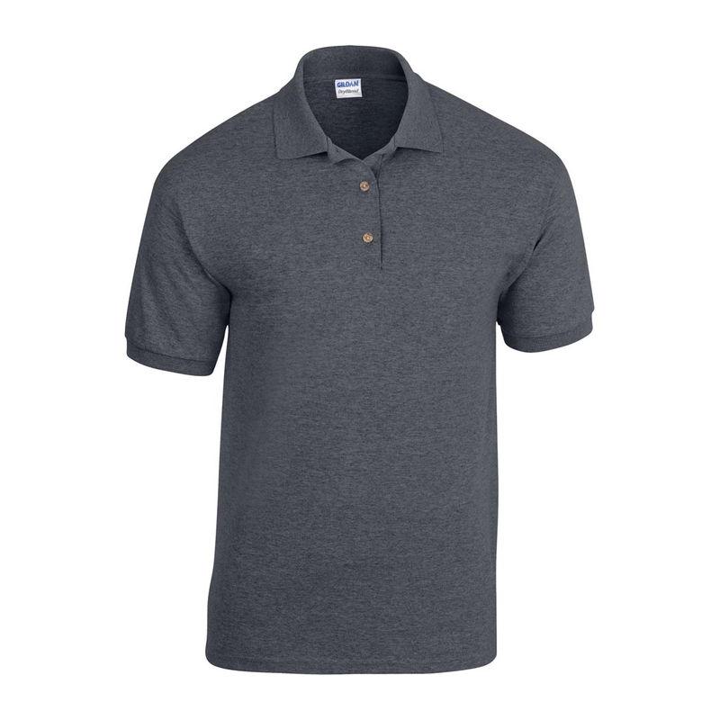 Tricou polo jersey pentru bărbați DryBlend® Gri S