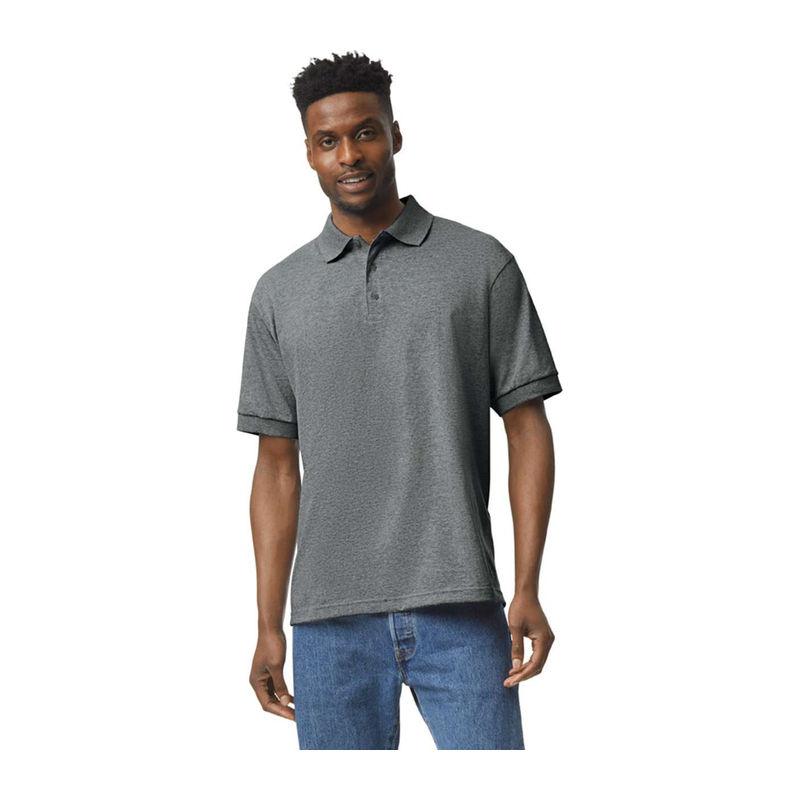 Tricou polo jersey pentru bărbați DryBlend® Gri