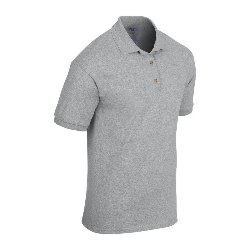 Tricou polo jersey pentru bărbați DryBlend® Gri 3XL