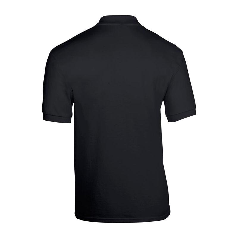 Tricou polo jersey pentru bărbați DryBlend® Negru 3XL