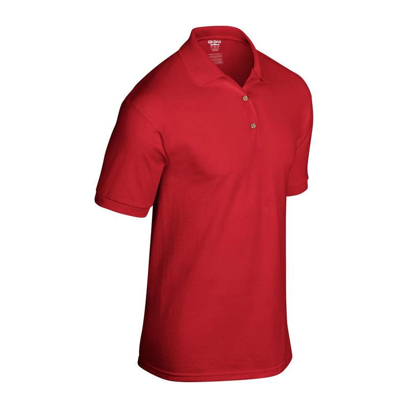Tricou polo jersey pentru bărbați DryBlend® Rosu 3XL