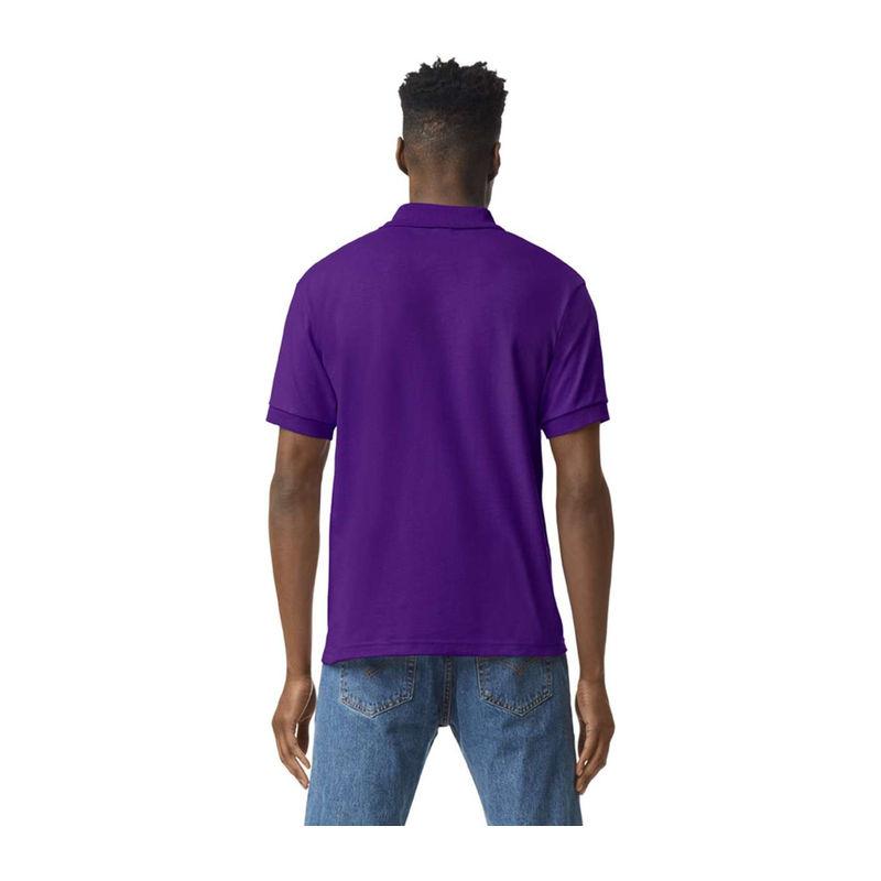 Tricou polo jersey pentru bărbați DryBlend® Mov 3XL