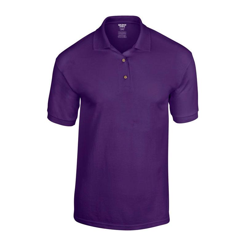 Tricou polo jersey pentru bărbați DryBlend® Mov 3XL
