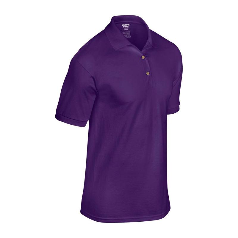 Tricou polo jersey pentru bărbați DryBlend® Mov 3XL