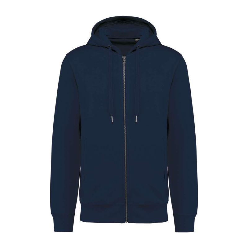 Hanorac unisex cu glugă și închidere cu fermoar Navy Blue