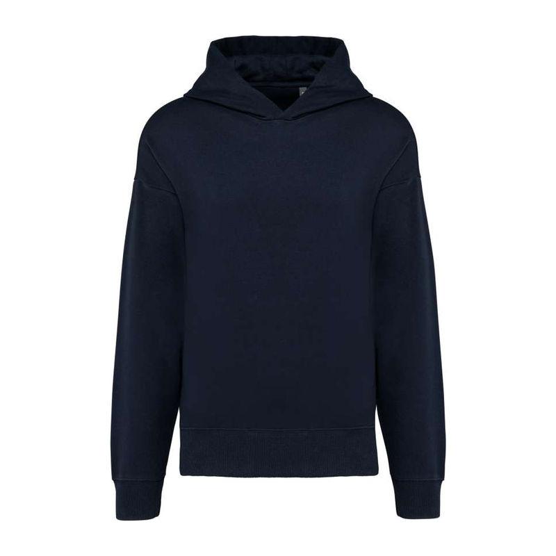 Hanorac fleece unisex croială largă Navy Blue