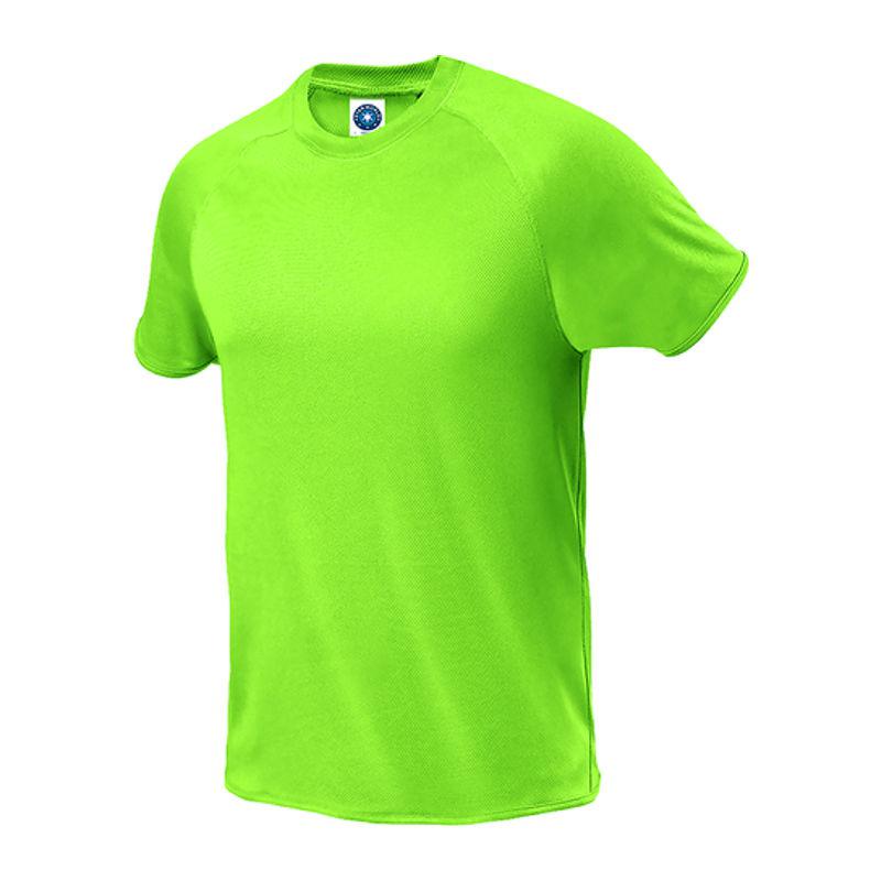 Tricou sport pentru bărbați Starworld Performance Fluorescent Green S
