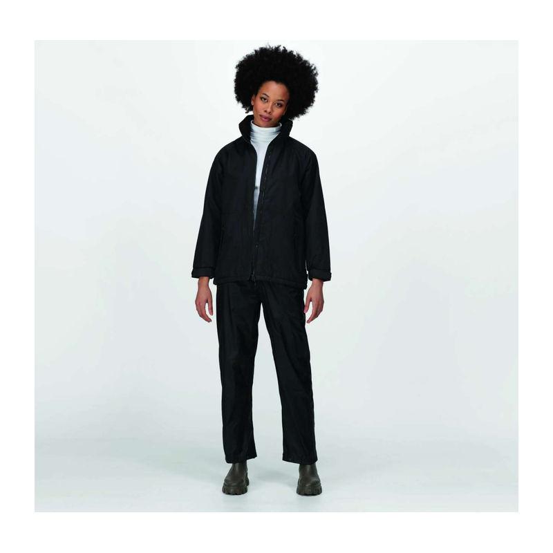 Jachetă căptușită cu fleece pentru femei Hudson Negru XL