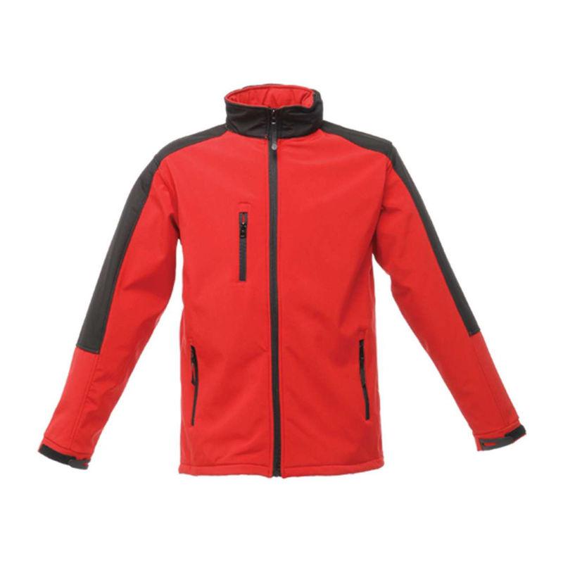 Jachetă softshell pentru bărbați, membrană cu 3 straturi, Hydroforce Classic Red/Black