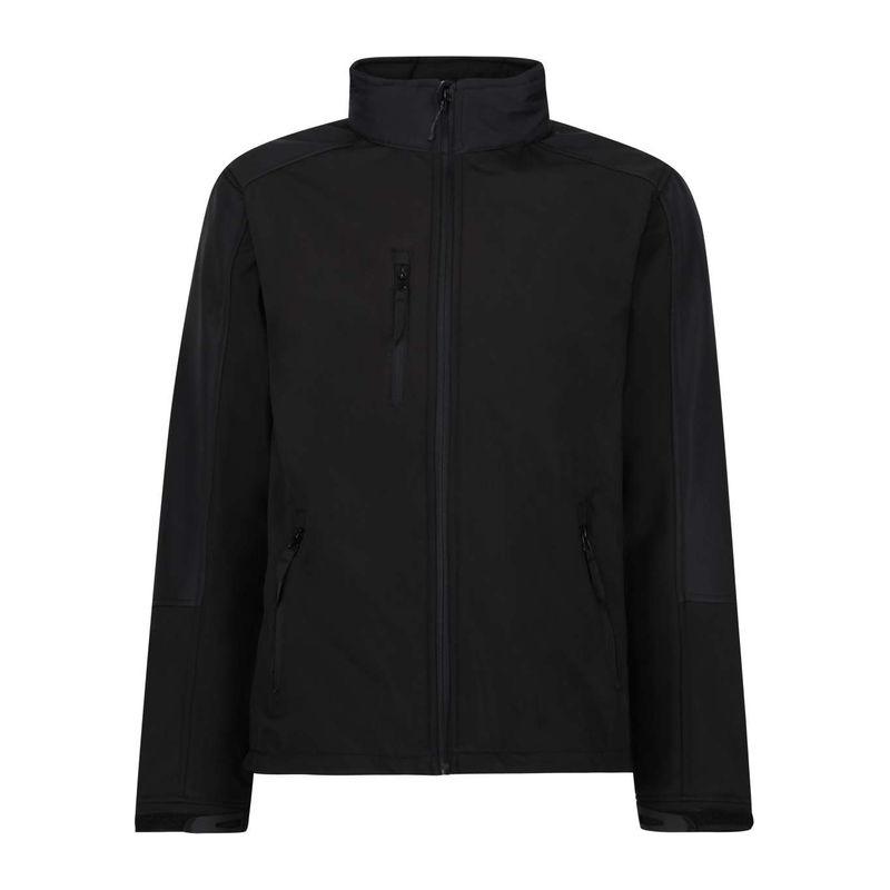 Jachetă softshell pentru bărbați, membrană cu 3 straturi, Hydroforce Negru S