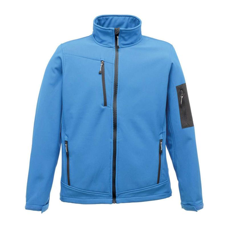 Jachetă softshell pentru bărbați, membrană cu 3 straturi, Arcola French Blue/Navy