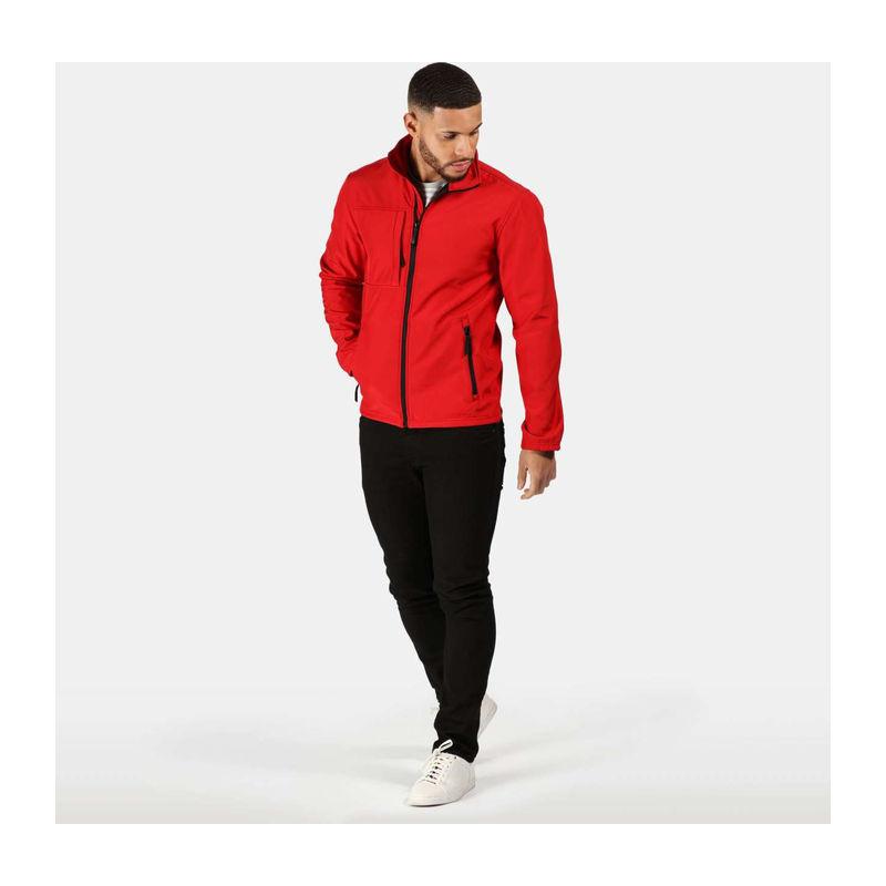 Jachetă pentru femei, membrană cu 3 straturi, Octagon II Classic Red/Black XL