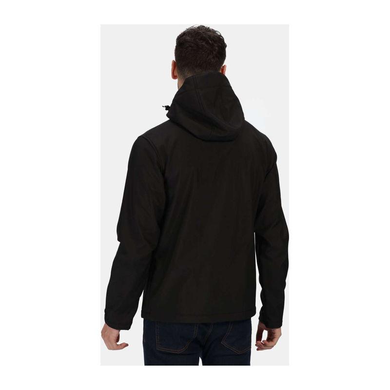 Jachetă softshell pentru bărbați, 3 straturi, Venturer Negru L