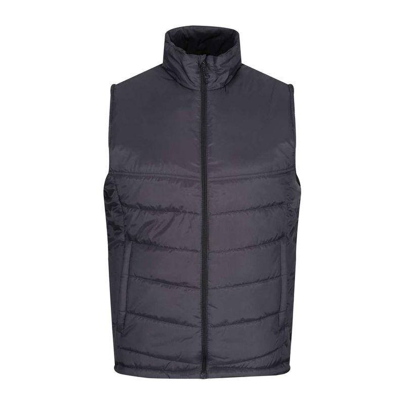Vestă matlasată pentru bărbați Stage II Seal Grey/Black