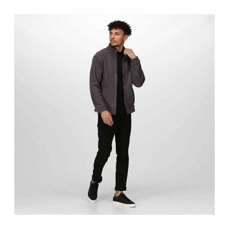 Jachetă din fleece gros pentru bărbați Thor 350 Seal Grey/Black L