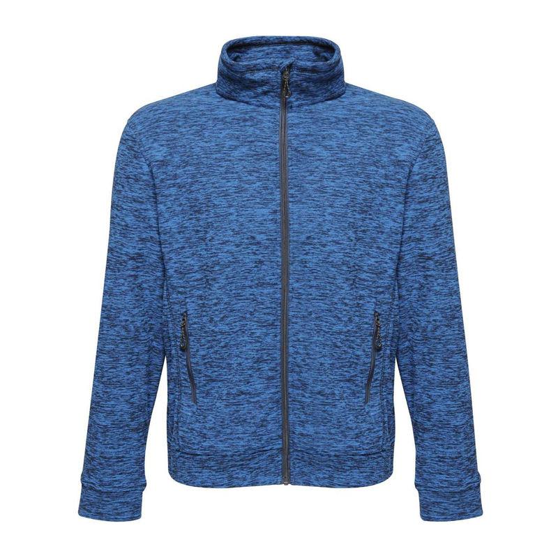 Jachetă polar cu fermoar pentru bărbați Thornly Navy Marl XL