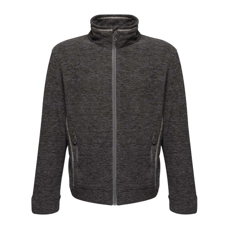 Jachetă polar cu fermoar pentru bărbați Thornly Seal Grey/Black XL