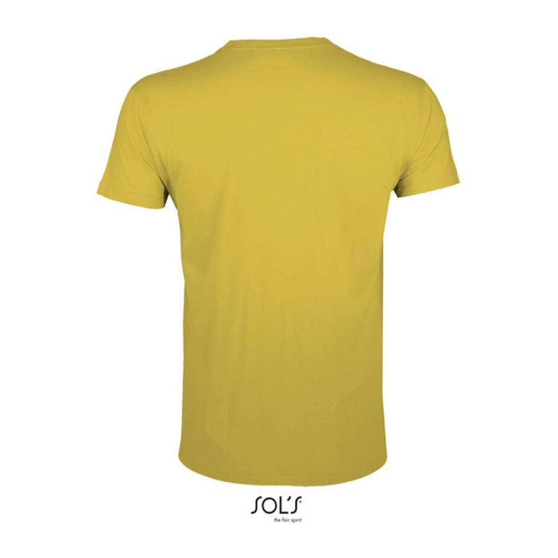 Tricou cu guler rotund și croială strâmtă, pentru bărbați, Sol's Regent Fit Portocaliu XS