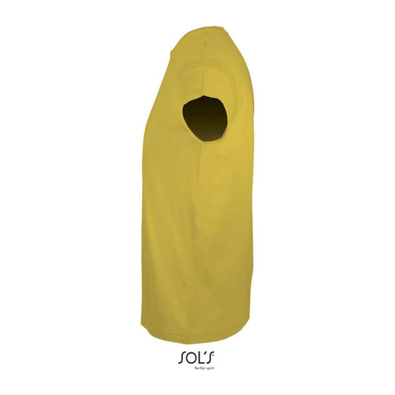 Tricou cu guler rotund și croială strâmtă, pentru bărbați, Sol's Regent Fit Portocaliu XS