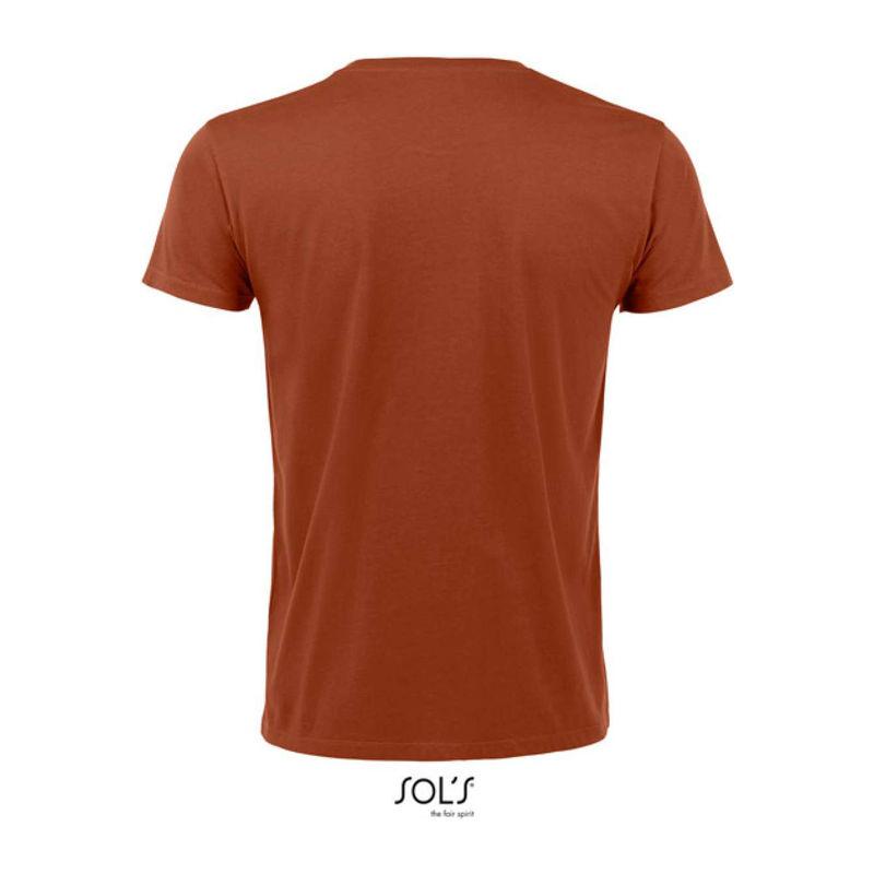 Tricou cu guler rotund și croială strâmtă, pentru bărbați, Sol's Regent Fit Rosu S