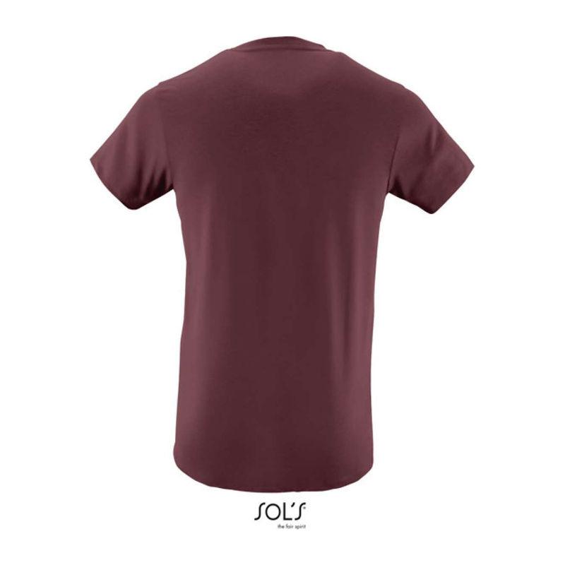Tricou cu guler rotund și croială strâmtă, pentru bărbați, Sol's Regent Fit Grey Melange XXL