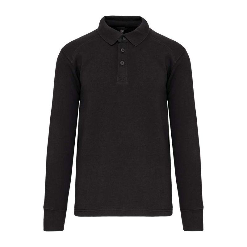 Bluză de lucru cu guler polo Gri 3XL