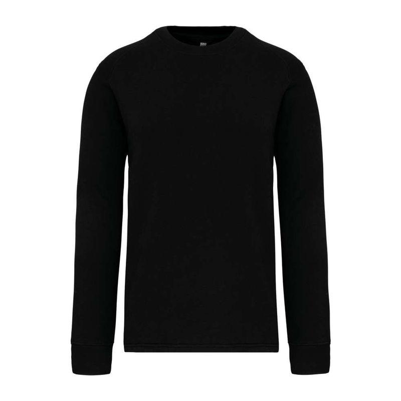 Bluză de lucru cu guler rotund Negru
