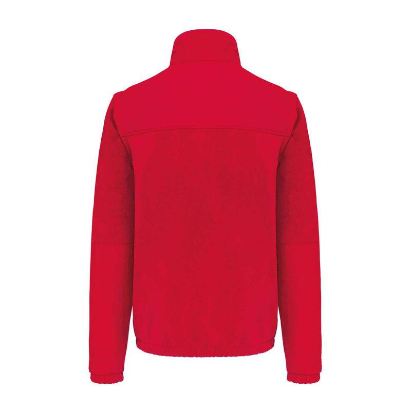 Jachetă de lucru fleece unisex cu mâneci detașabile Rosu S