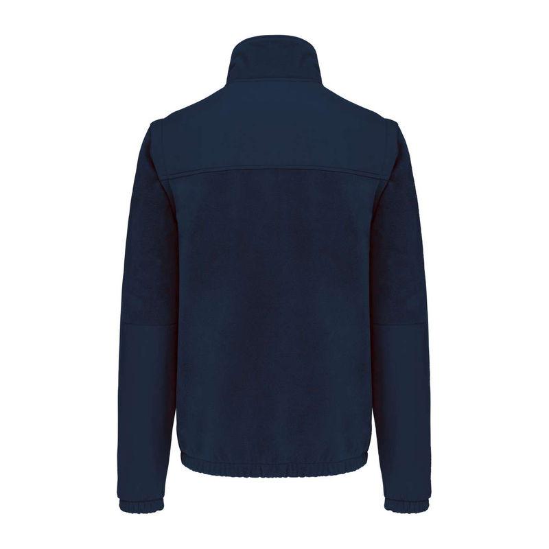 Jachetă de lucru fleece unisex cu mâneci detașabile Navy Blue
