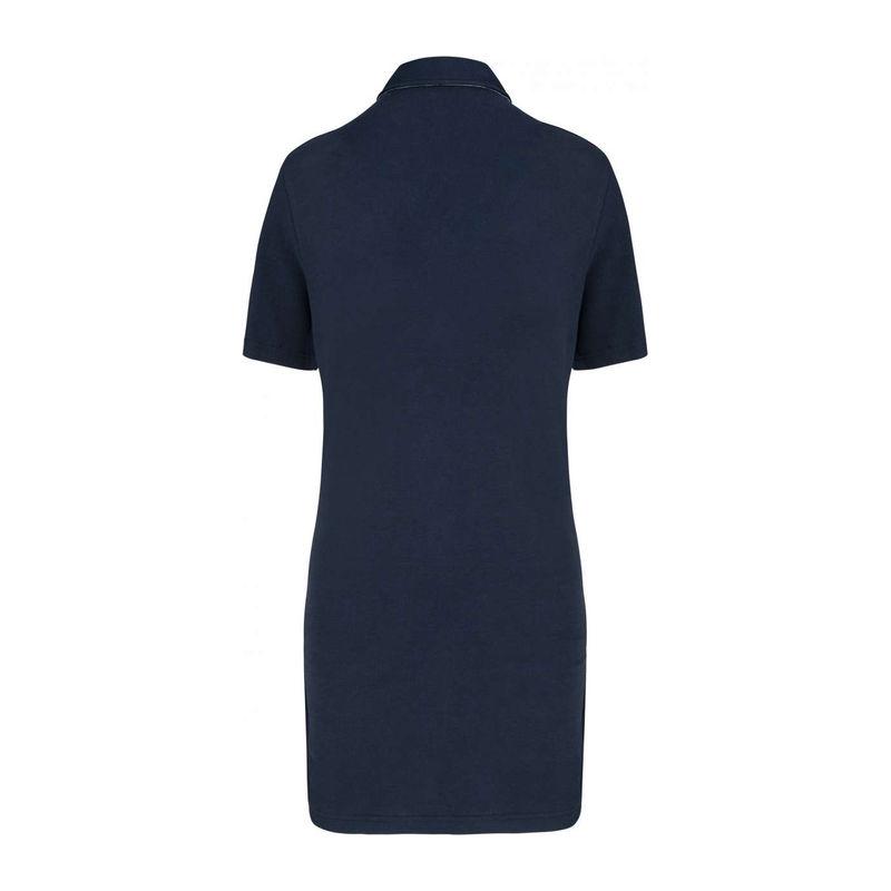 Rochie de lucru cu mânecă scurtă Navy/Oxford Grey