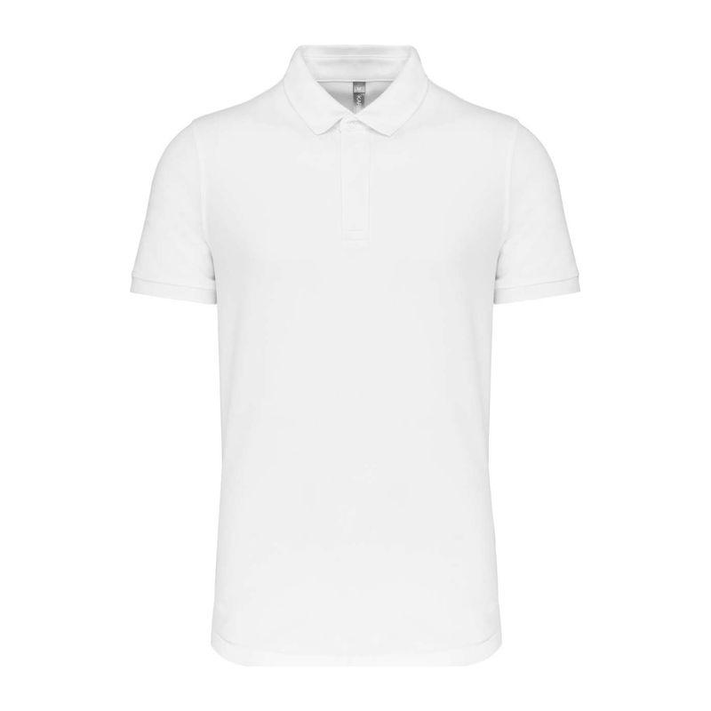 Tricou polo pentru bărbați, utilizare intensivă Alb