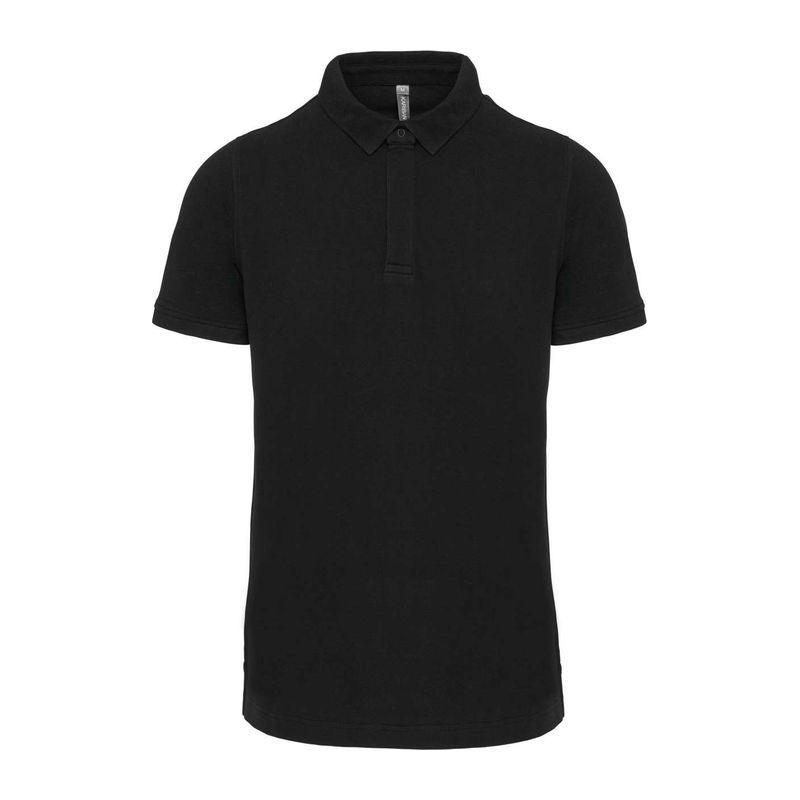 Tricou polo pentru bărbați, utilizare intensivă Negru 3XL