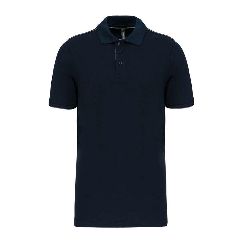Tricou polo pentru bărbați, accesorii contrastante, utilizare intensivă Navy/Off White