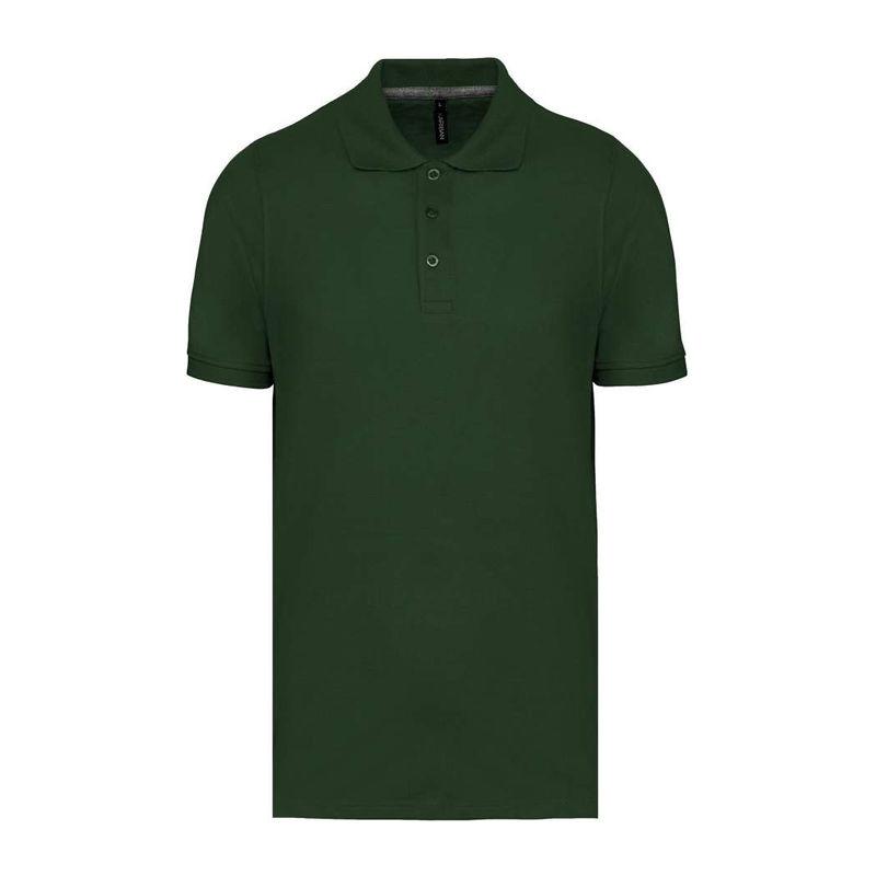 Tricou polo pentru bărbați, uz profesional Verde