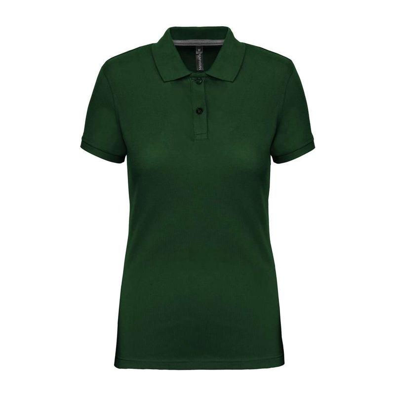 Tricou polo pentru femei, uz profesional Verde