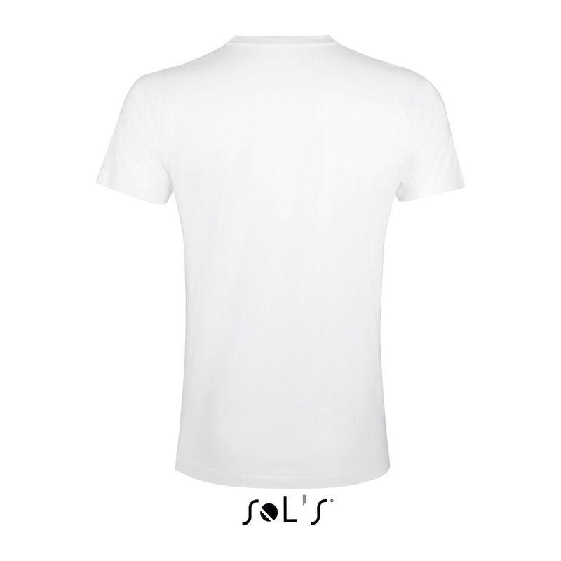 Tricou cu guler rotund, pentru bărbați, Sol's Imperial Fit Alb L