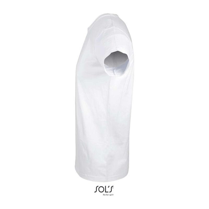 Tricou cu guler rotund, pentru bărbați, Sol's Imperial Fit Alb L