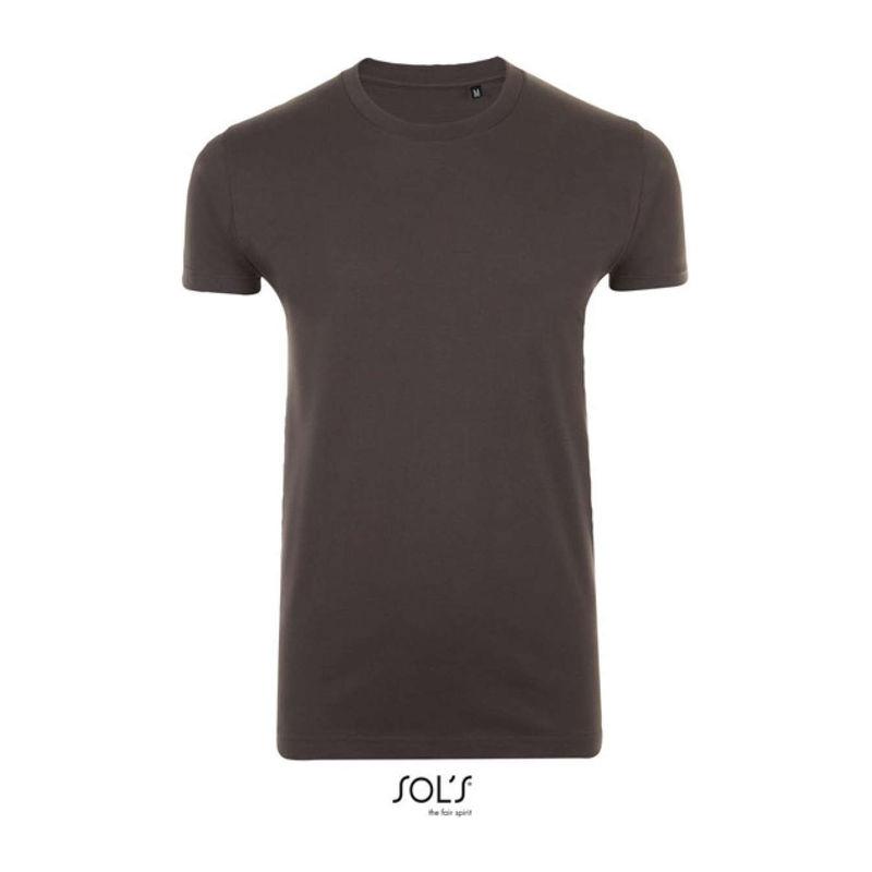 Tricou cu guler rotund, pentru bărbați, Sol's Imperial Fit Gri S