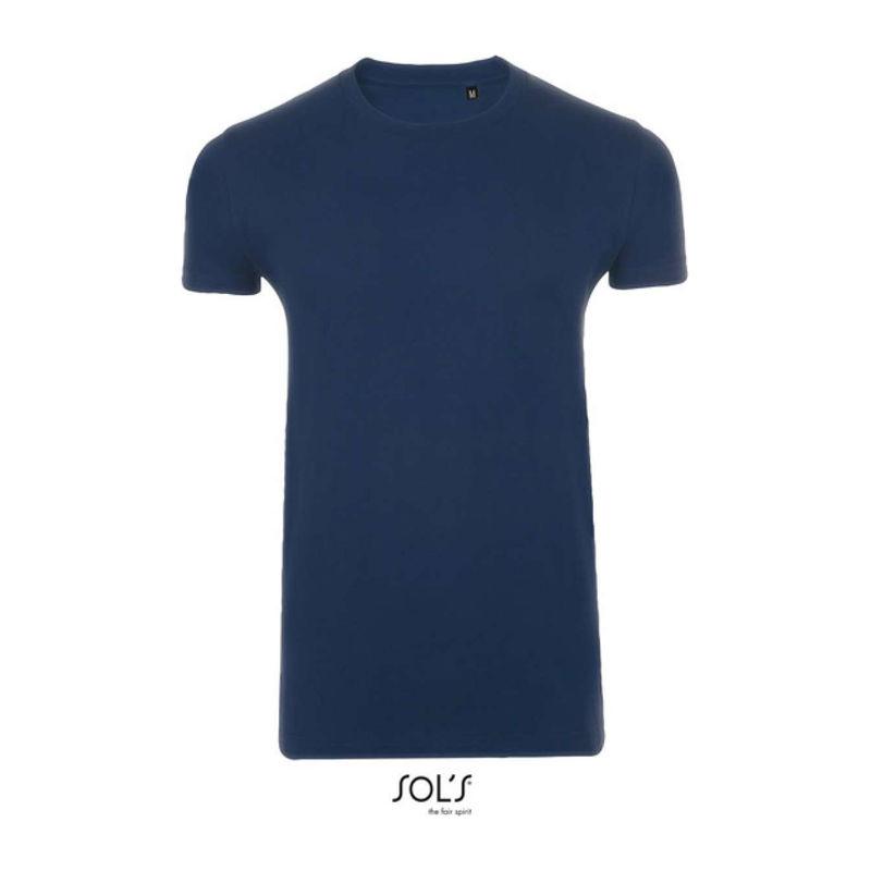Tricou cu guler rotund, pentru bărbați, Sol's Imperial Fit Orion Navy Blue