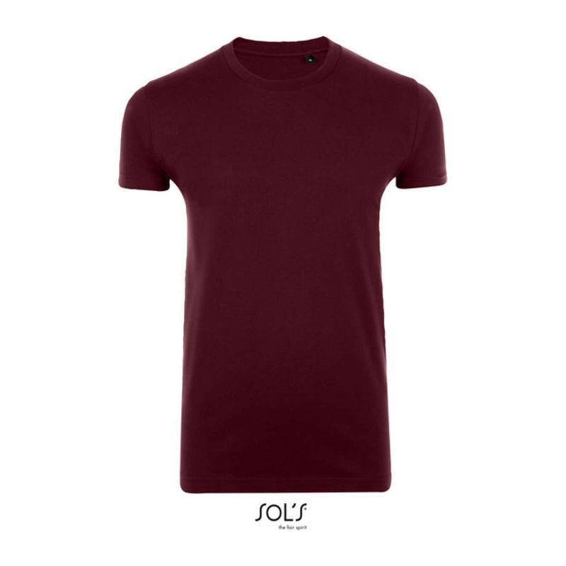 Tricou cu guler rotund, pentru bărbați, Sol's Imperial Fit Negru XXL