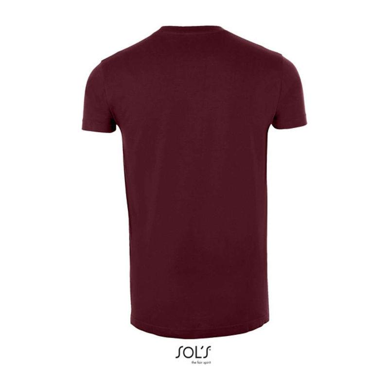 Tricou cu guler rotund, pentru bărbați, Sol's Imperial Fit Negru XL