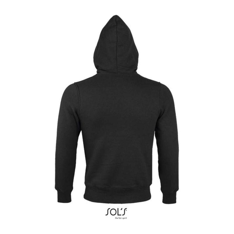 Jachetă unisex cu închidere cu fermoar și căptușeală Sol's Sherpa  Negru XL