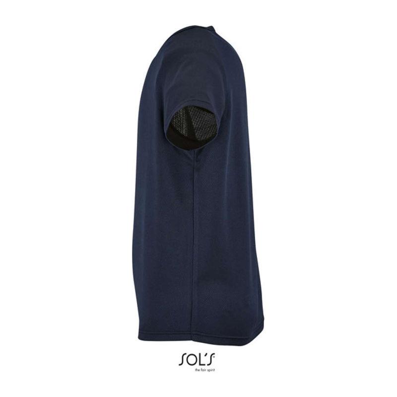 Tricou sport pentru copii, mâneci raglan, Sol's Sporty Orion Navy Blue