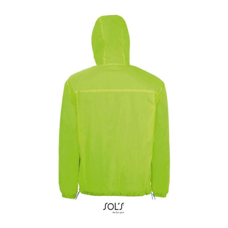 Geacă unisex antivânt Sol's Skate Neon Lime L