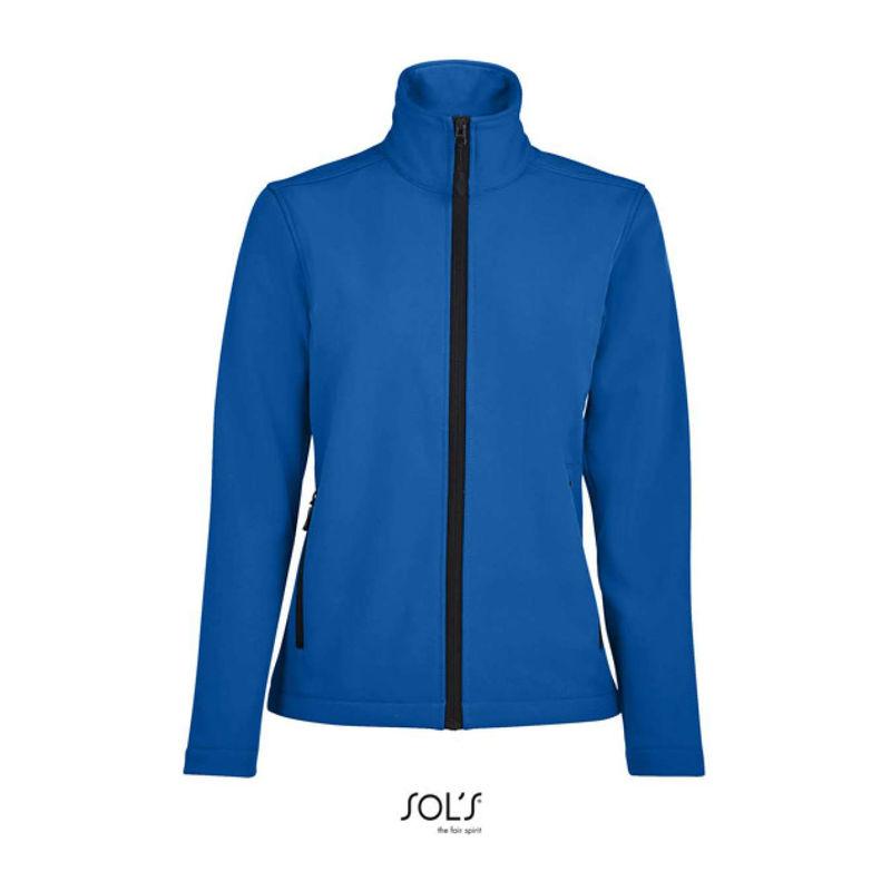 Jachetă softshell pentru femei, închidere cu fermoar, Sol's Race Albastru M