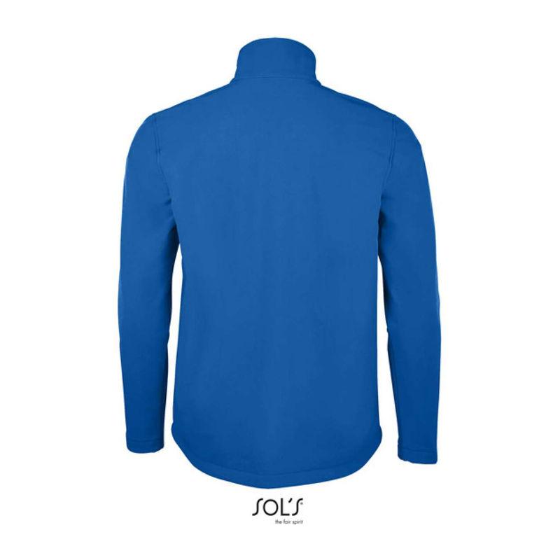 Jachetă softshell pentru bărbați, închidere cu fermoar, Sol's Race Albastru XXL