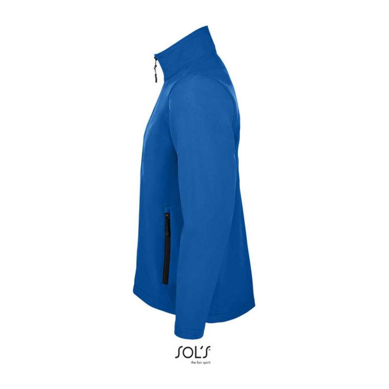 Jachetă softshell pentru bărbați, închidere cu fermoar, Sol's Race Albastru XXL